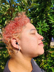 Loop Earplug Earrings - Black