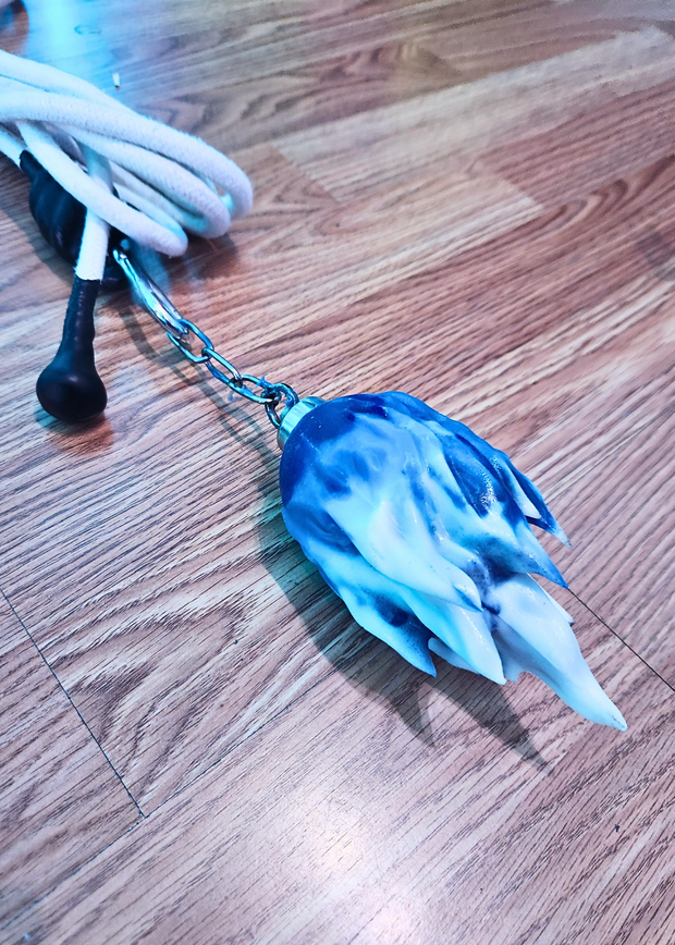 Flame Head Rope Dart - UV Reactive!