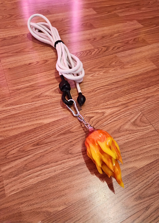 Flame Head Rope Dart - UV Reactive!