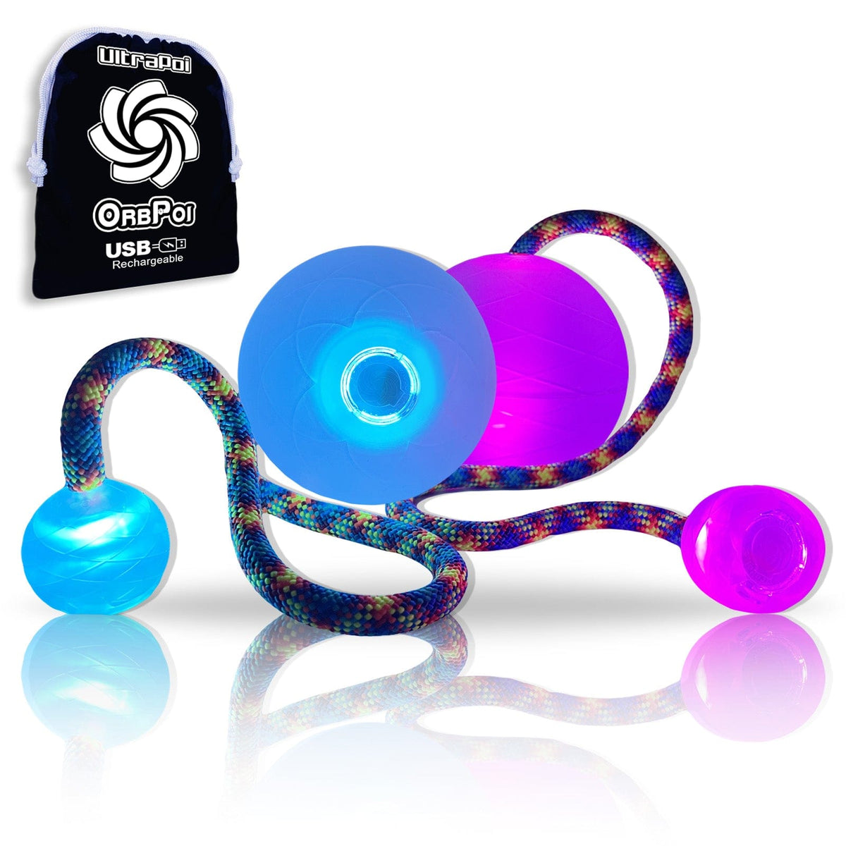 Customized OrbPoi LED Contact Poi – Rave Circus