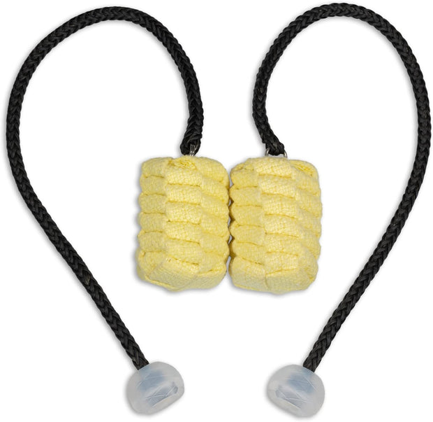 Elite Fire Poi – Technora Tethers & UltraPoi Knobs – 3 Inch Woven Kevlar MoonBlaze Heads – 24 Inch Length