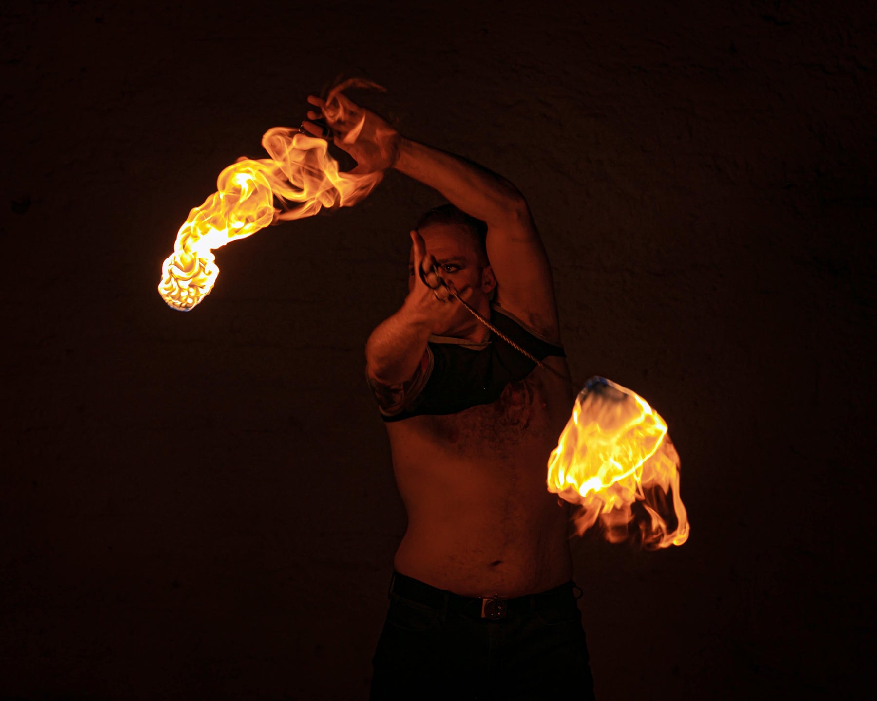 Moonblaze Fire Poi Set - FireMecca – Rave Circus
