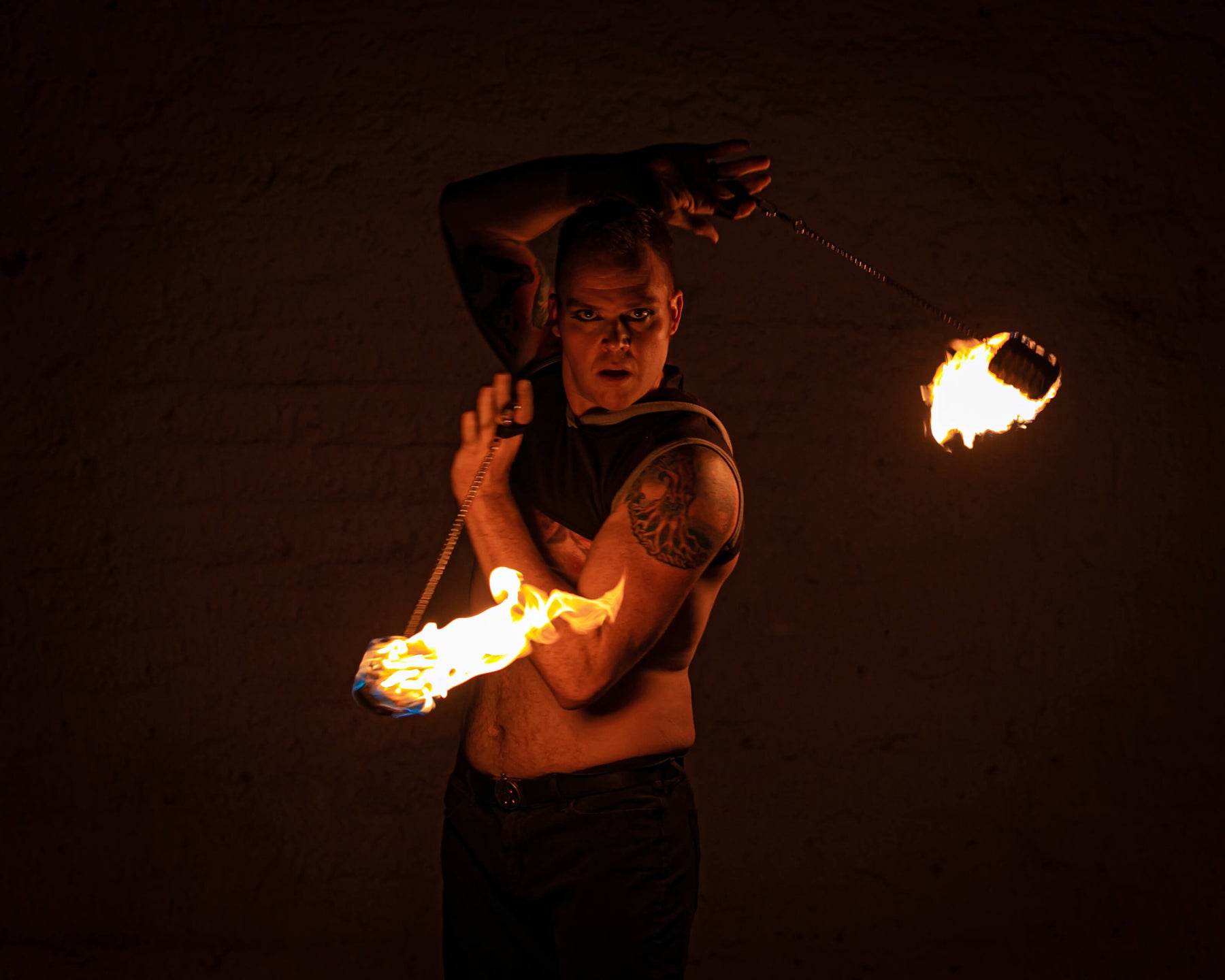 Moonblaze Fire Poi Set - FireMecca – Rave Circus