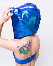 Strap Halter Top with Hood