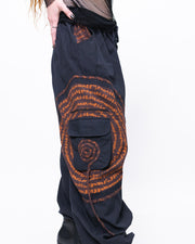 Flow Pants - Brown Spiral