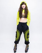 Flow Pants - Green Flower of Life