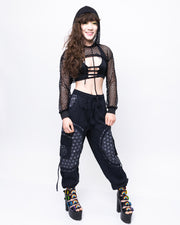Flow Pants - Black Flower of Life