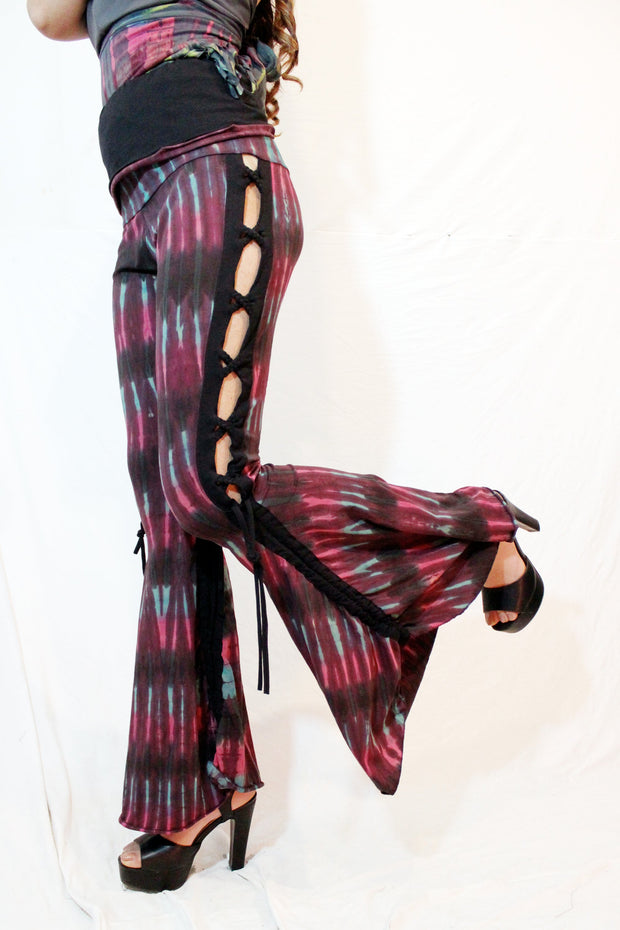 Braided Bell Bottoms Tie Dye [WPO-602B]