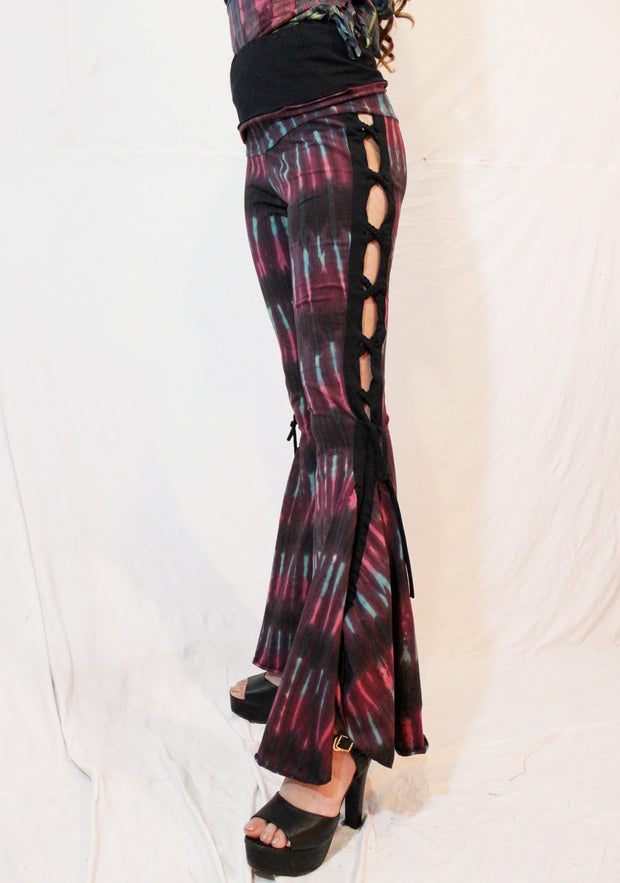 Braided Bell Bottoms Tie Dye [WPO-602B]