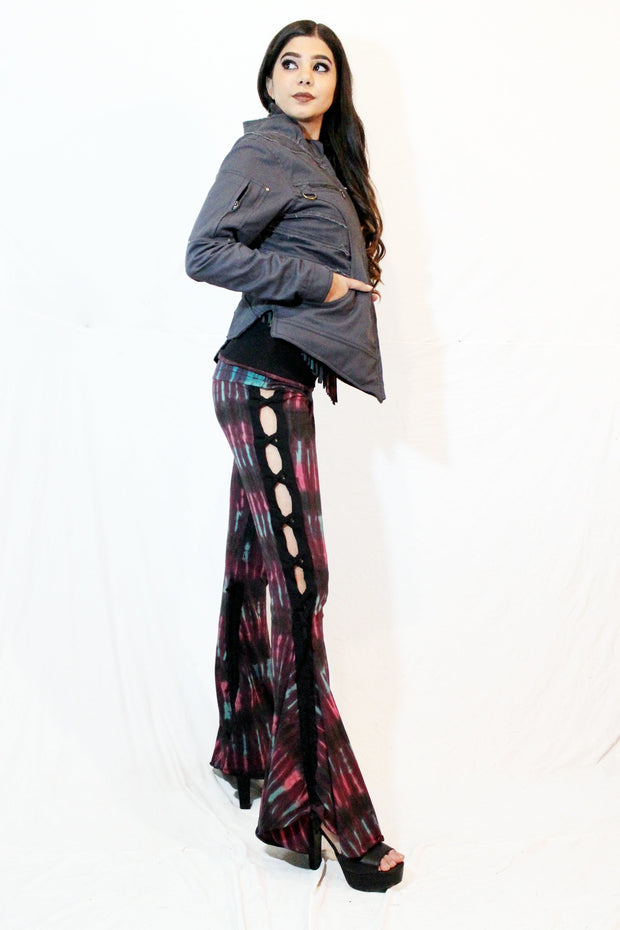 Braided Bell Bottoms Tie Dye [WPO-602B]