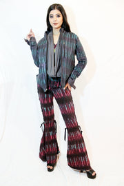 Braided Bell Bottoms Tie Dye [WPO-602B]
