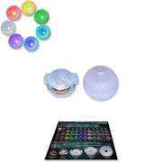 Elite Fire Poi – Technora Tethers & UltraPoi Knobs – 3 Inch Woven Kevlar MoonBlaze Heads – 24 Inch Length