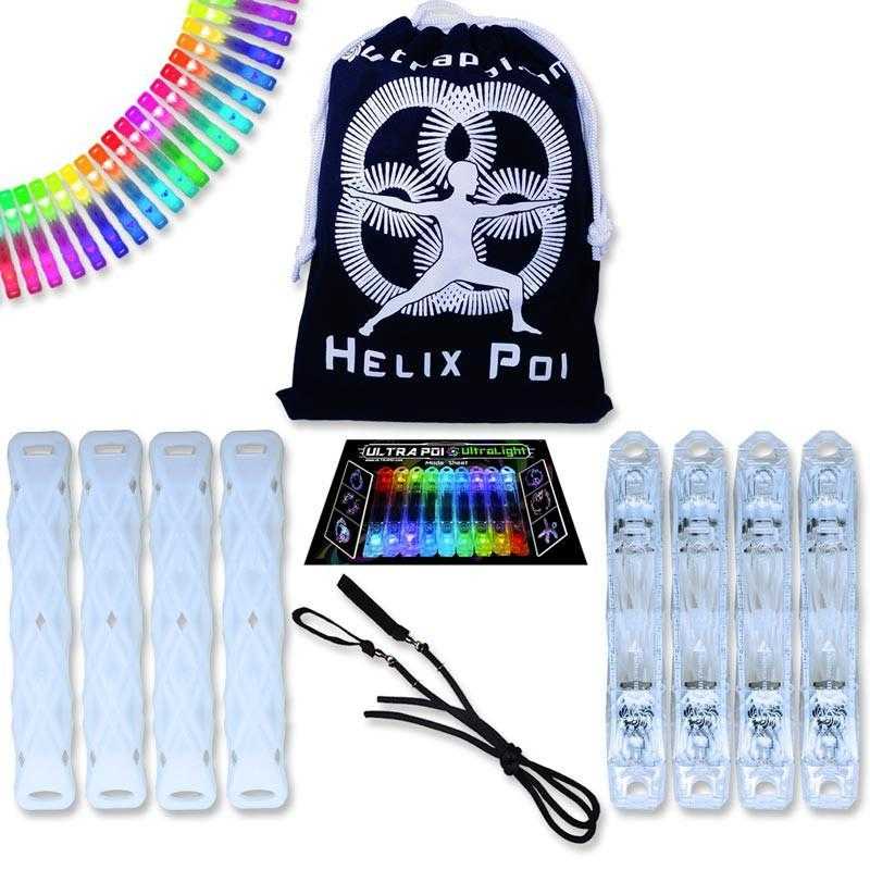 HelixPoi w/ LED GlowStick Handles – Rave Circus
