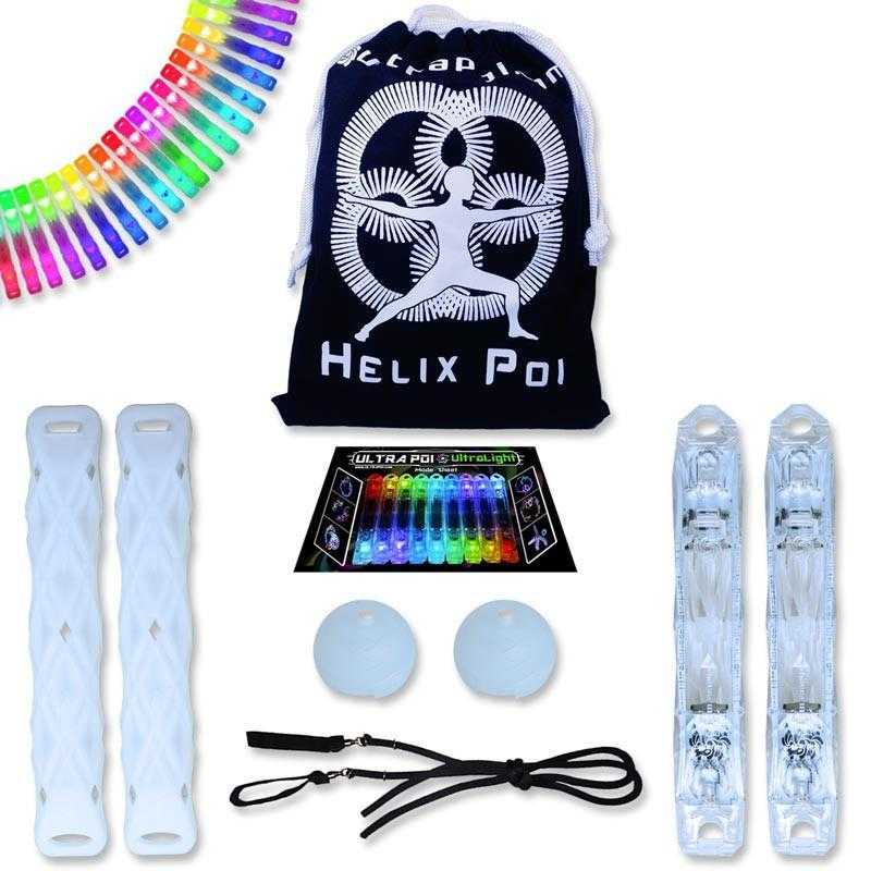 Helix Fire Set Helix Poi – Rave Circus
