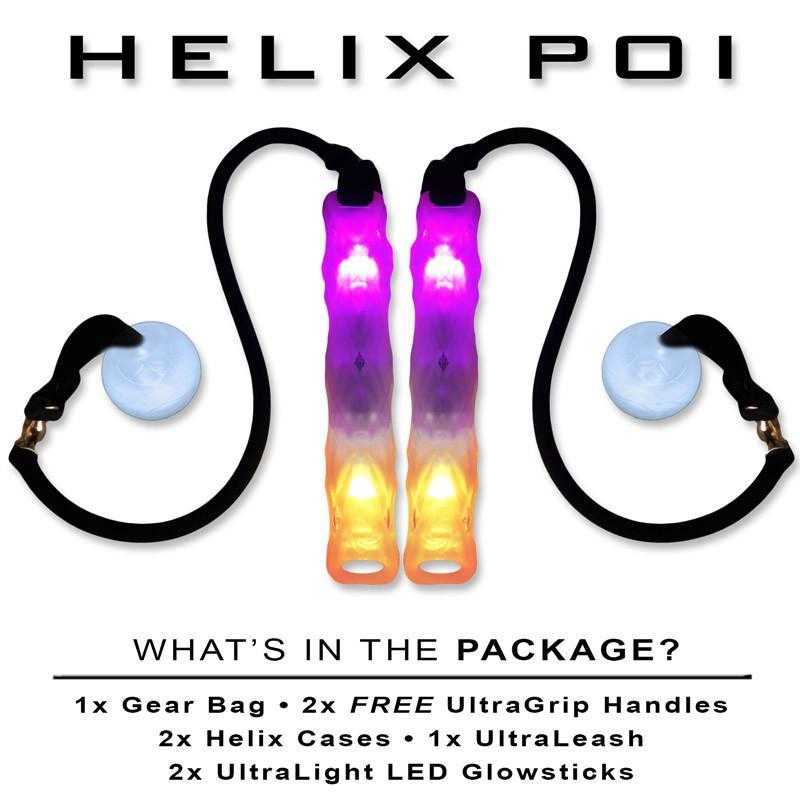 Helix Fire Set Helix Poi – Rave Circus