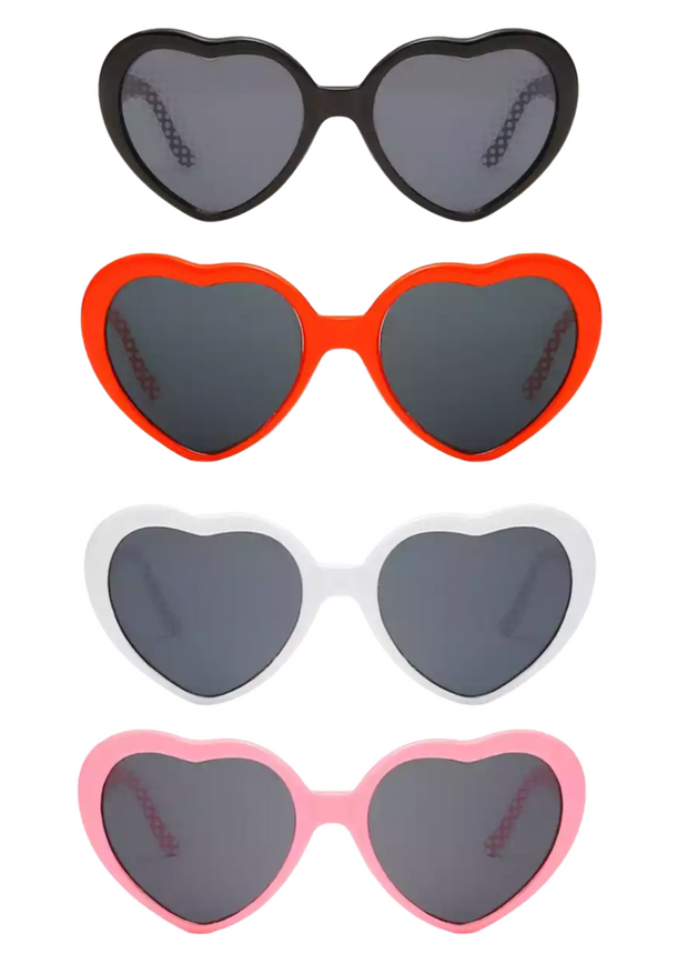 Heart in Heart Diffraction Glasses