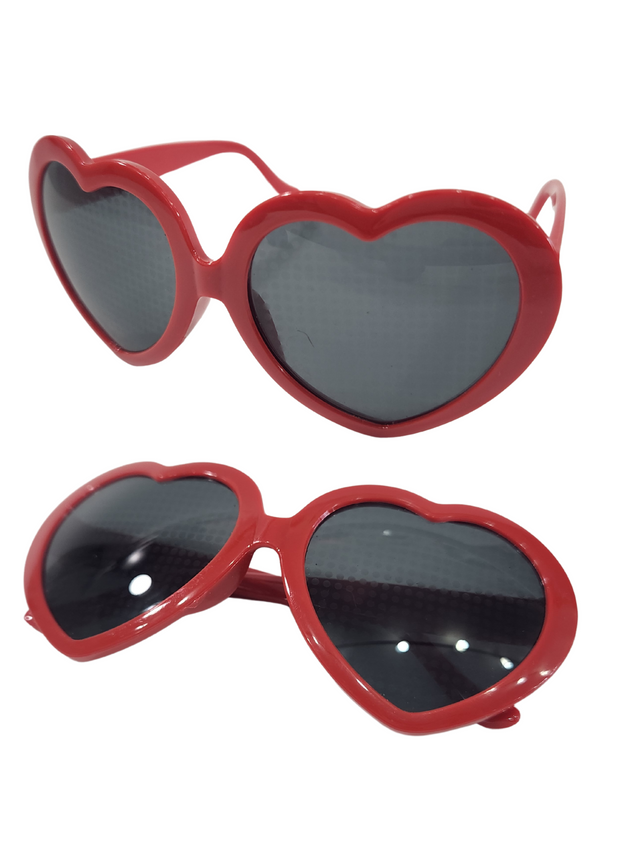 Heart in Heart Diffraction Glasses