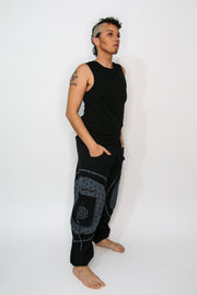 Flow Pants - Grey Flower of Life