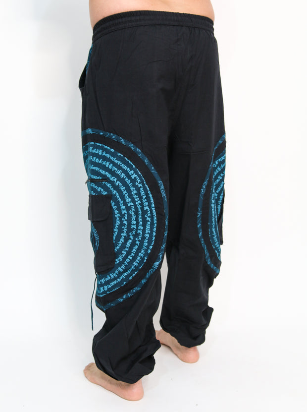 Flow Pants - Blue Spiral