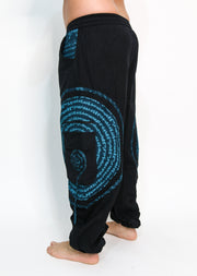 Flow Pants - Blue Spiral