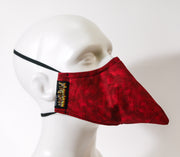 'Plague' Mask - Red Marble