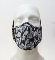 Premium Mask - Silver Butterfly